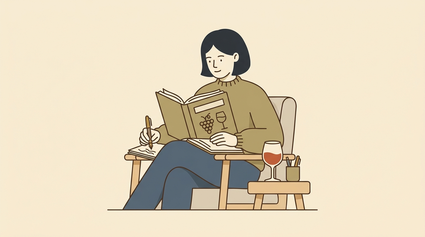 만화로 보는 와인 입문: 초보자를 위한 차분한 이해와 실용적 기록의 가치